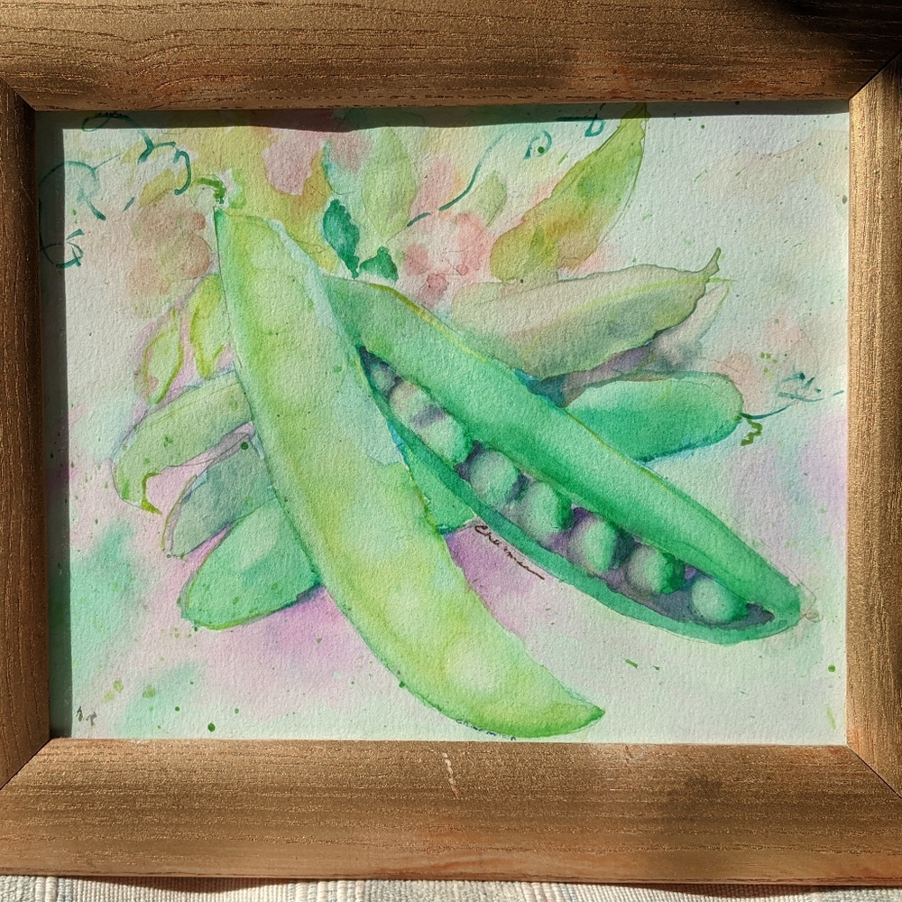Original watercolor in frame